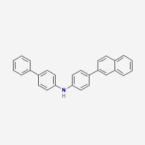 N-(4-(naphthalen-2-yl)phenyl)biphenyl-4-amine