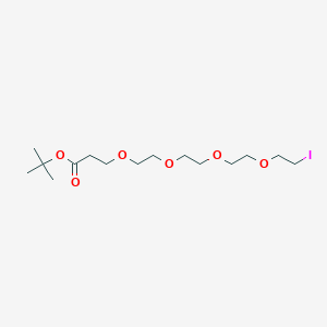 molecular formula C15H29IO6 B8238896 叔丁基1-碘-3,6,9,12-四氧杂十五烷-15-酸酯 