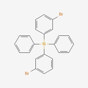 molecular formula C24H18Br2Si B8238904 Bis(3-bromophenyl)diphenylsilane 