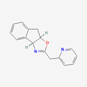 molecular formula C16H14N2O B8238939 (3aS,8aR)-2-(Pyridin-2-ylmethyl)-8,8a-dihydro-3aH-indeno[1,2-d]oxazole 