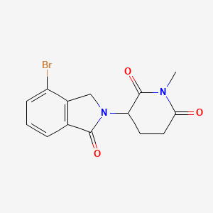 3-(4-Bromo-1-oxoisoindolin-2-yl)-1-methylpiperidine-2,6-dione