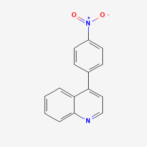 molecular formula C15H10N2O2 B8239015 4-(4-Nitrophenyl)quinoline 