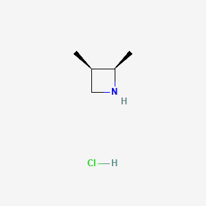 molecular formula C5H12ClN B8239037 cis-2,3-Dimethylazetidine hydrochloride 