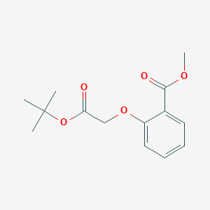 molecular formula C14H18O5 B8239207 Methyl 2-(2-(tert-butoxy)-2-oxoethoxy)benzoate 