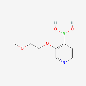 molecular formula C8H12BNO4 B8239355 (3-(2-Methoxyethoxy)pyridin-4-yl)boronic acid 