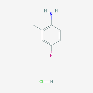 molecular formula C7H9ClFN B8239379 2-Amino-5-fluorotoluene hydrochloride 