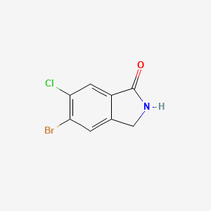 5-Bromo-6-chloroisoindolin-1-one