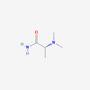 molecular formula C5H12N2O B8239439 (R)-2-(Dimethylamino)propanamide 