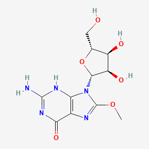molecular formula C11H15N5O6 B8239584 CID 96850 