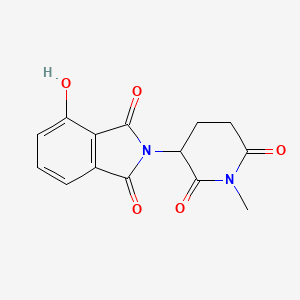 molecular formula C14H12N2O5 B8239664 4-Hydroxy-2-(1-methyl-2,6-dioxopiperidin-3-yl)isoindoline-1,3-dione 