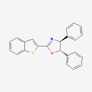 (4S,5S)-2-(Benzo[b]thiophen-2-yl)-4,5-diphenyl-4,5-dihydrooxazole