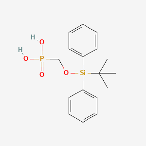 molecular formula C17H23O4PSi B8239707 [Tert-butyl(diphenyl)silyl]oxymethylphosphonic acid 