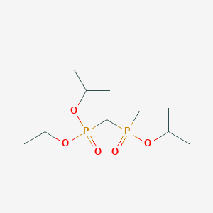 molecular formula C11H26O5P2 B8239715 2-[Di(propan-2-yloxy)phosphorylmethyl-methylphosphoryl]oxypropane 