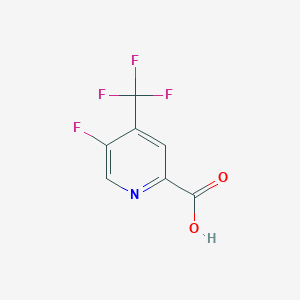 molecular formula C7H3F4NO2 B8239733 5-Fluoro-4-(trifluoromethyl)picolinic acid 