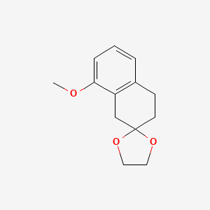 molecular formula C13H16O3 B8239796 8'-Methoxy-3',4'-dihydro-1'h-spiro[1,3-dioxolane-2,2'-naphthalene] CAS No. 20965-38-2