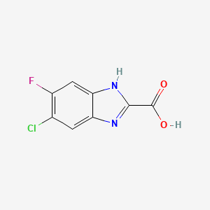 6-Chloro-5-fluorobenzimidazole-2-carboxylic Acid