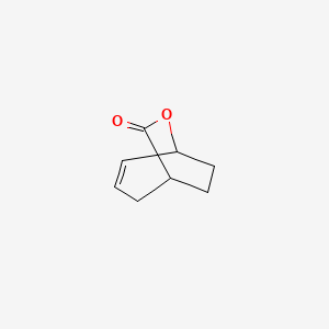 molecular formula C8H10O2 B8239816 6-氧代双环[3.2.2]壬-3-烯-7-酮 