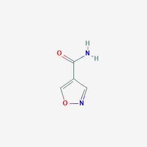 molecular formula C4H4N2O2 B8240090 4-Isoxazolecarboxamide 