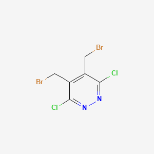 molecular formula C6H4Br2Cl2N2 B8240239 4,5-Bis(bromomethyl)-3,6-dichloropyridazine 