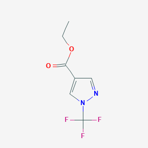 molecular formula C7H7F3N2O2 B8240255 ethyl 1-(trifluoromethyl)-1H-pyrazole-4-carboxylate 