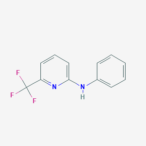 molecular formula C12H9F3N2 B8240305 N-phenyl-6-(trifluoromethyl)pyridin-2-amine 