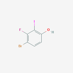 4-Bromo-3-fluoro-2-iodophenol