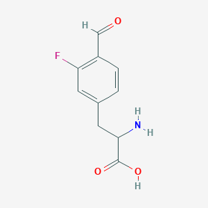 molecular formula C10H10FNO3 B8240537 3-Fluoro-4-methoyl-DL-phenylalanine 