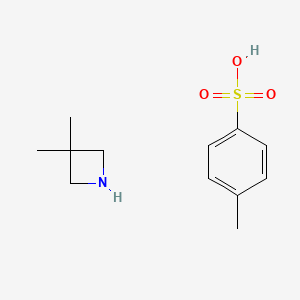 3,3-Dimethylazetidine;4-methylbenzenesulfonic acid