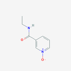molecular formula C8H10N2O2 B8240674 3-(Ethylcarbamoyl)pyridine 1-oxide 