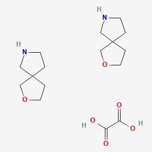 molecular formula C16H28N2O6 B8240777 2-Oxa-7-azaspiro[4.4]nonane hemioxalate 