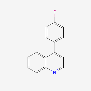 molecular formula C15H10FN B8240804 4-(4-氟苯基)喹啉 