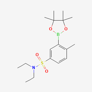 N,N-Diethyl-4-methyl-3-(4,4,5,5-tetramethyl-1,3,2-dioxaborolan-2-yl)benzenesulfonamide
