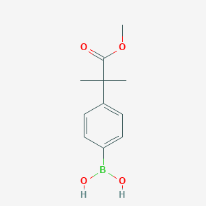 (4-(1-Methoxy-2-methyl-1-oxopropan-2-yl)phenyl)boronic acid