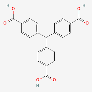 molecular formula C22H16O6 B8240961 4,4',4''-甲撑三苯甲酸 