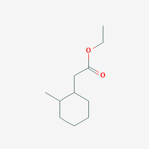 molecular formula C11H20O2 B8241142 Ethyl 2-(2-methylcyclohexyl)acetate 