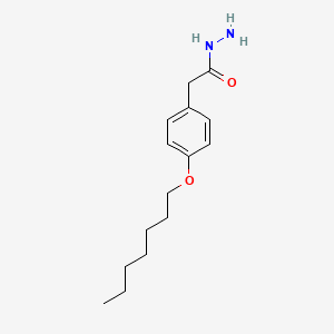 molecular formula C15H24N2O2 B8241345 2-(4-(Heptyloxy)phenyl)acetohydrazide 
