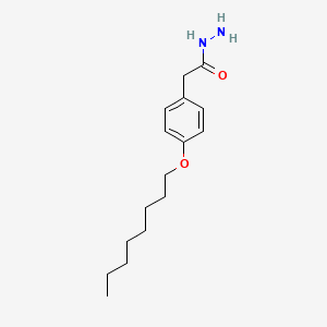 molecular formula C16H26N2O2 B8241350 2-(4-(Octyloxy)phenyl)acetohydrazide 
