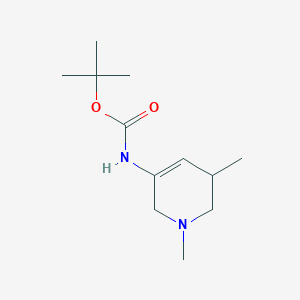 molecular formula C12H22N2O2 B8241431 tert-Butyl (1,5-dimethyl-1,2,5,6-tetrahydropyridin-3-yl)carbamate 