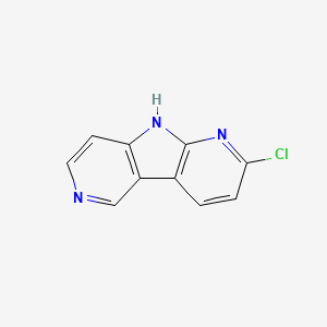 molecular formula C10H6ClN3 B8241524 2-Chloro-9H-pyrrolo[2,3-b:4,5-c']dipyridine 