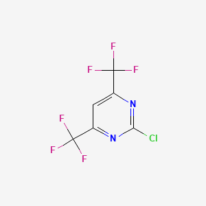 molecular formula C6HClF6N2 B8241808 2-氯-4,6-双(三氟甲基)嘧啶 