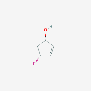 molecular formula C5H7FO B8241825 (1S,4R)-4-Fluorocyclopent-2-en-1-ol 