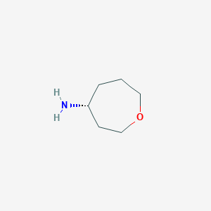 molecular formula C6H13NO B8241839 (R)-Oxepan-4-amine 