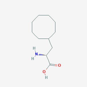 molecular formula C11H21NO2 B8241874 (2R)-2-amino-3-cyclooctyl-propanoic acid 