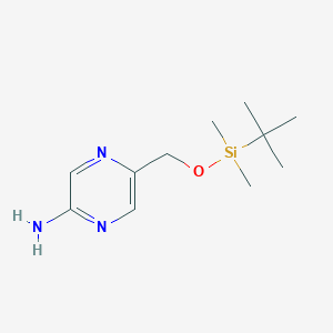 5-(((tert-Butyldimethylsilyl)oxy)methyl)pyrazin-2-amine