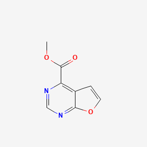 molecular formula C8H6N2O3 B8241923 Methyl furo[2,3-d]pyrimidine-4-carboxylate 
