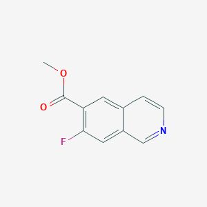 molecular formula C11H8FNO2 B8242034 Methyl 7-fluoroisoquinoline-6-carboxylate 