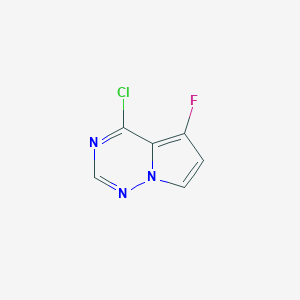 4-Chloro-5-fluoropyrrolo[2,1-f][1,2,4]triazine