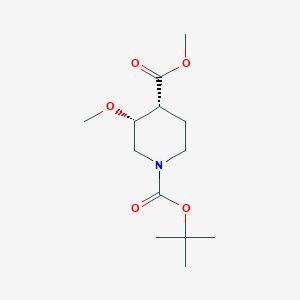 1-tert-butyl 4-methyl (3R,4R)-3-methoxypiperidine-1,4-dicarboxylate