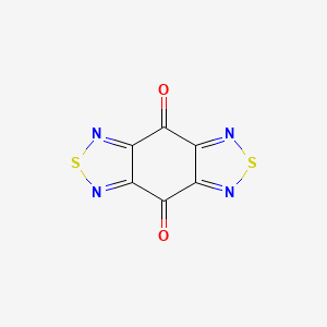 molecular formula C6N4O2S2 B8242314 4H,8H-Benzo[1,2-c:4,5-c']bis[1,2,5]thiadiazol-4,8-dione 