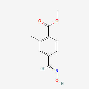 molecular formula C10H11NO3 B8242322 Methyl 4-[(hydroxyimino)methyl]-2-methylbenzoate 